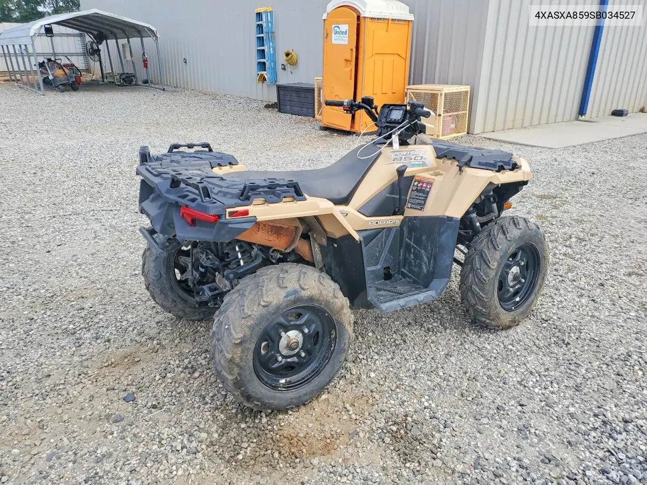 2025 Polaris Sportsman 850 Atv VIN: 4XASXA859SB034527 Lot: 57488256