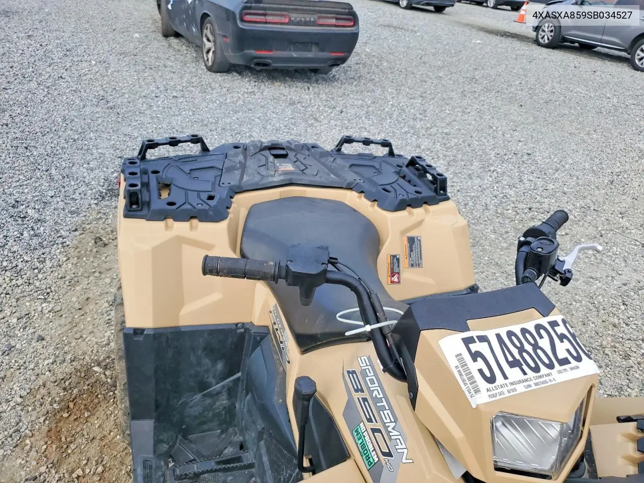 2025 Polaris Sportsman 850 Atv VIN: 4XASXA859SB034527 Lot: 57488256