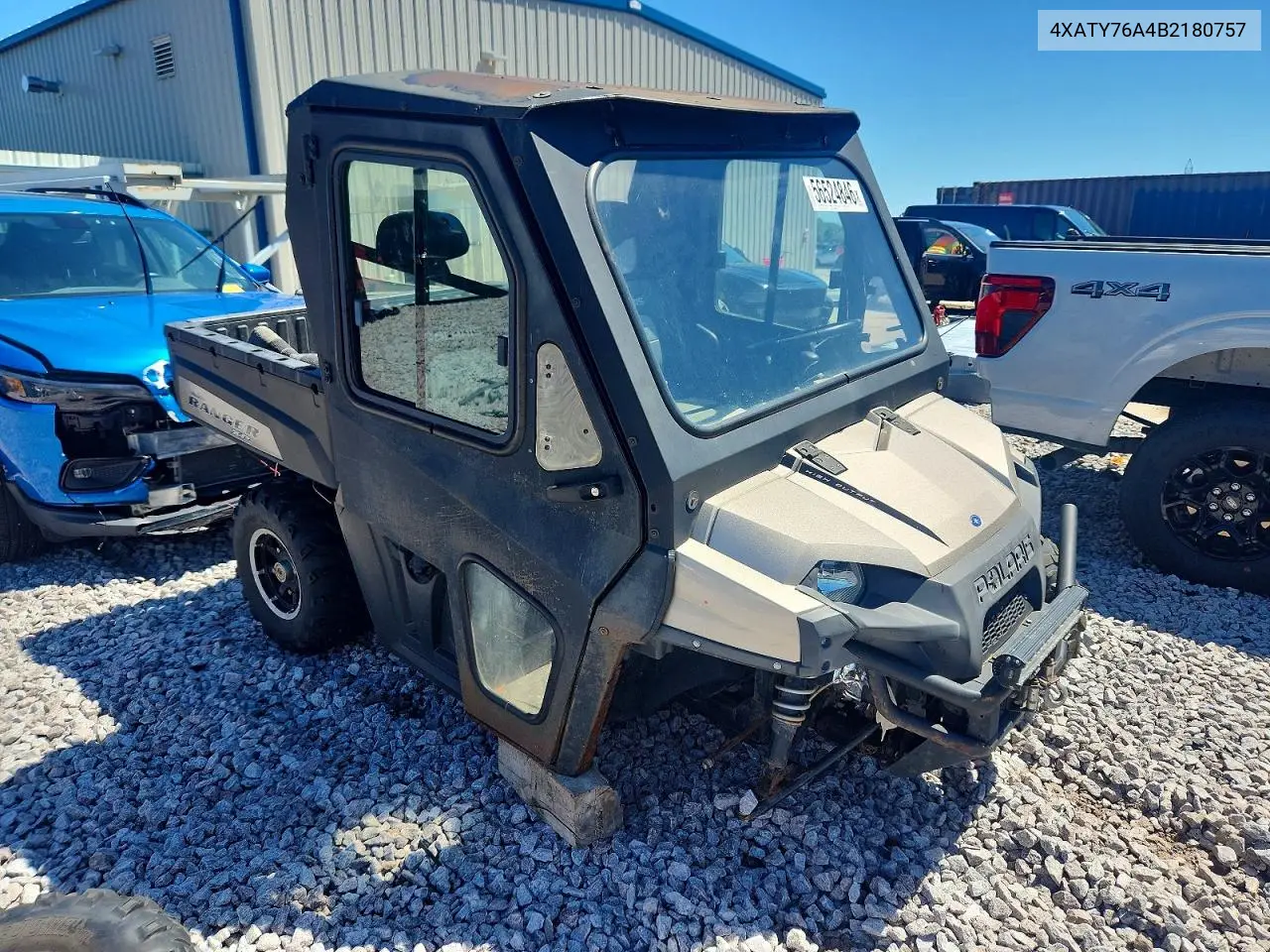2011 Polaris Ranger Utility Vehicle VIN: 4XATY76A4B2180757 Lot: 56524846