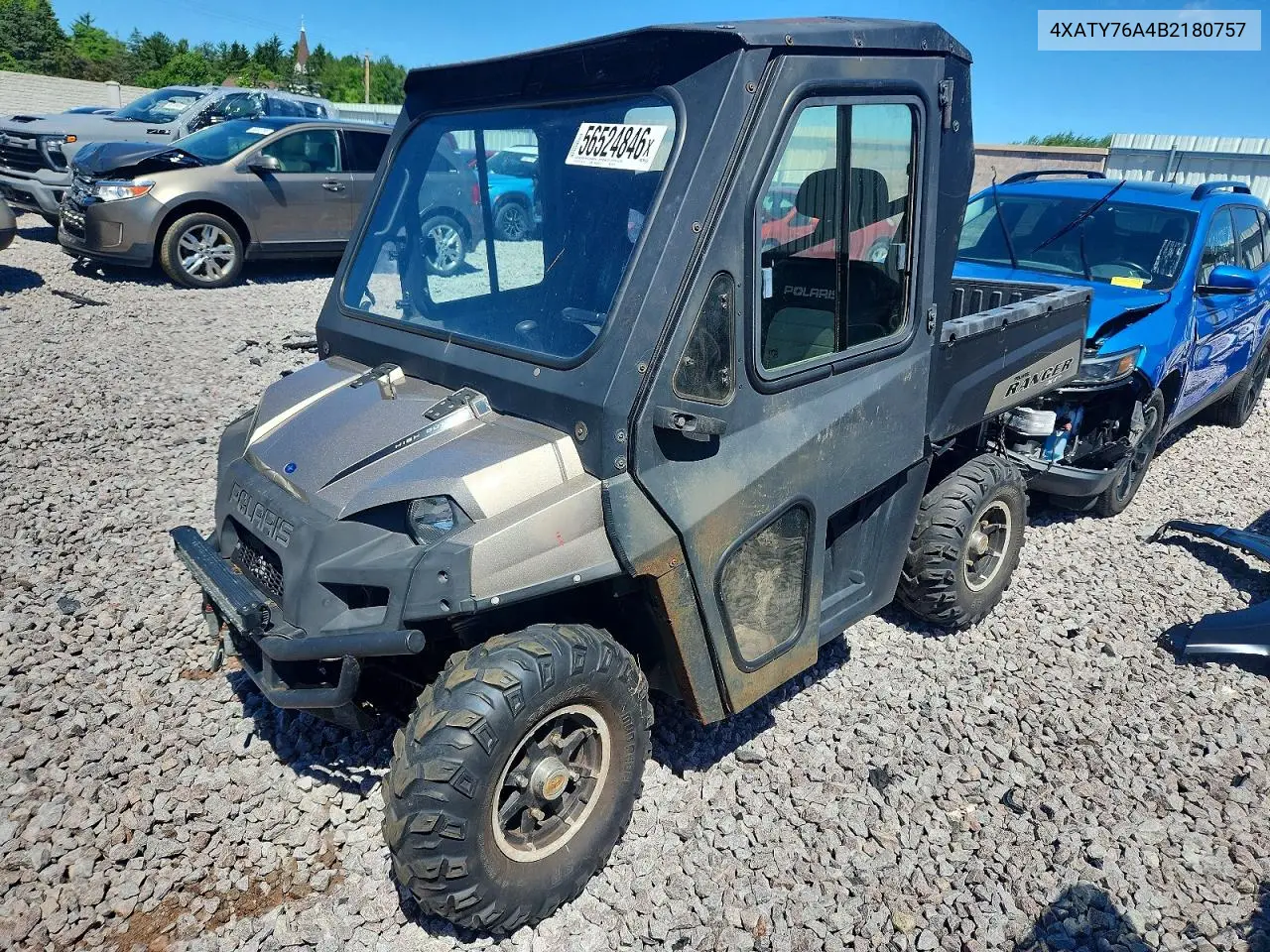 2011 Polaris Ranger Utility Vehicle VIN: 4XATY76A4B2180757 Lot: 56524846
