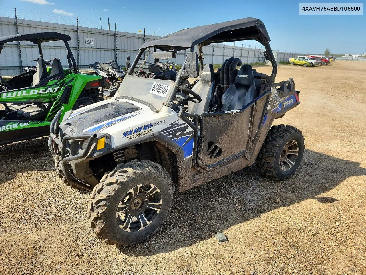 2011 Polaris Ranger Rzr VIN: 4XAVH76A8BD106500 Lot: 60400146