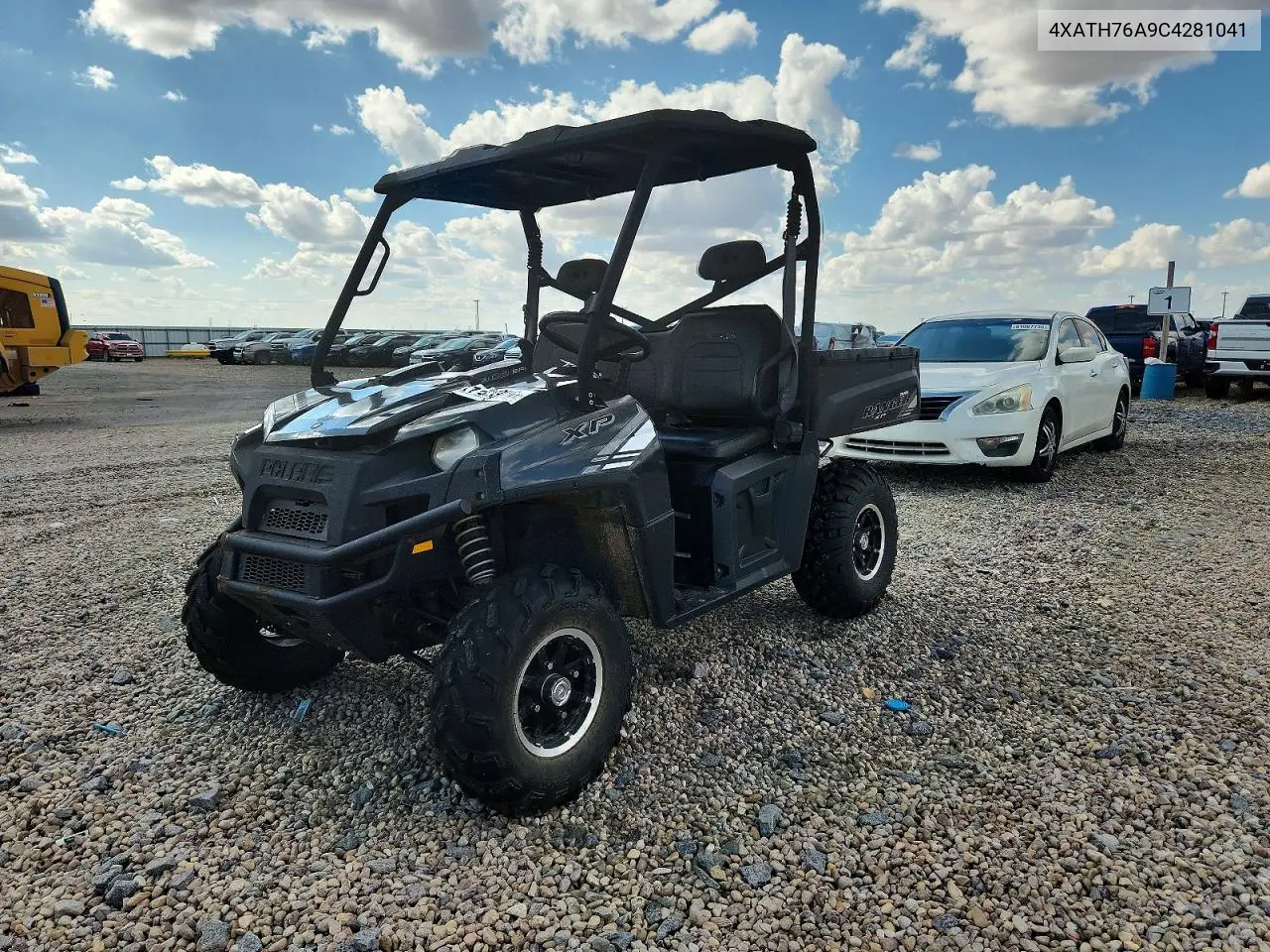 2012 Polaris Ranger Xp Utility Vehicle VIN: 4XATH76A9C4281041 Lot: 61368306