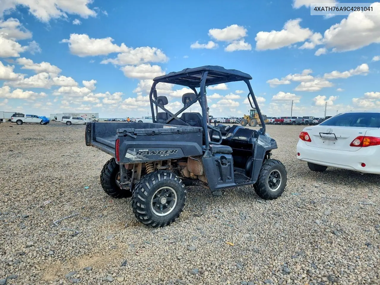 2012 Polaris Ranger Xp Utility Vehicle VIN: 4XATH76A9C4281041 Lot: 61368306
