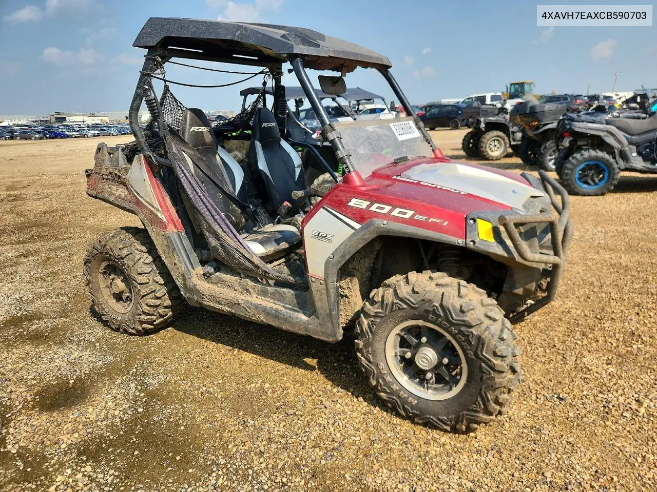 2012 Polaris Ranger Rzr 800 Le VIN: 4XAVH7EAXCB590703 Lot: 62060096