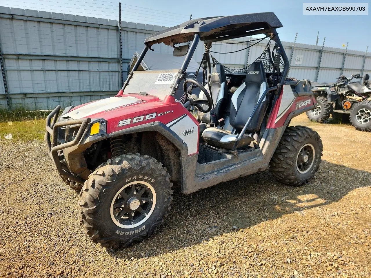 2012 Polaris Ranger Rzr 800 Le VIN: 4XAVH7EAXCB590703 Lot: 62060096