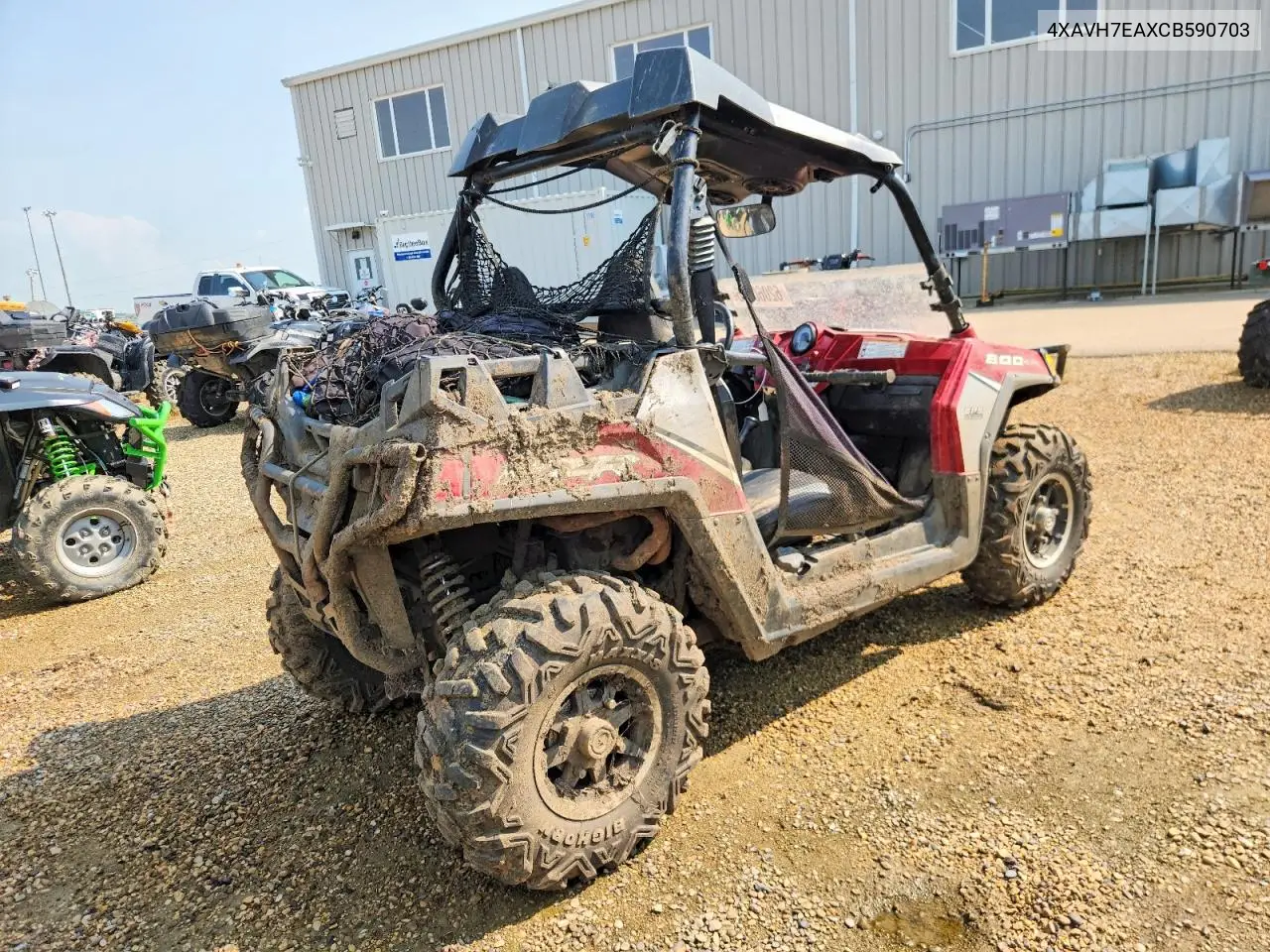 2012 Polaris Ranger Rzr 800 Le VIN: 4XAVH7EAXCB590703 Lot: 62060096