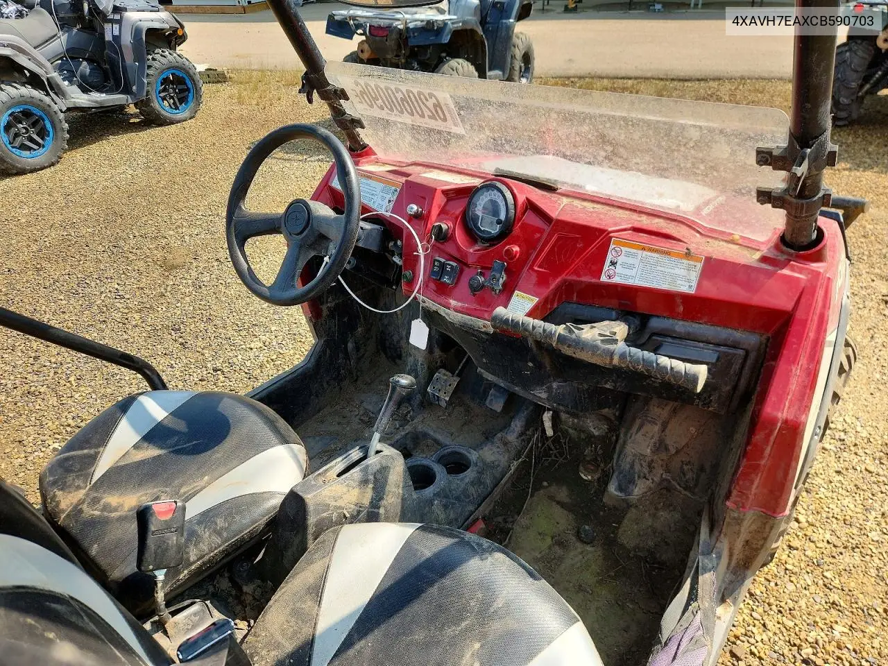 2012 Polaris Ranger Rzr 800 Le VIN: 4XAVH7EAXCB590703 Lot: 62060096