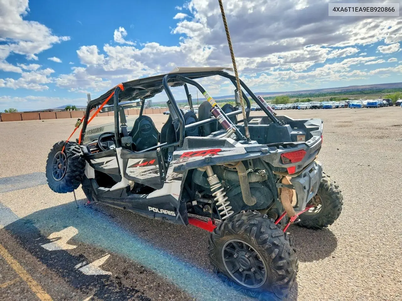 2014 Polaris Rzr Utility Vehicle VIN: 4XA6T1EA9EB920866 Lot: 41633876