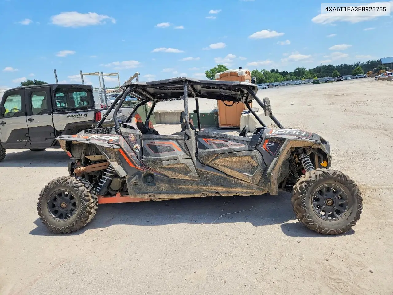 2014 Polaris Rzr 4 1000 Xp VIN: 4XA6T1EA3EB925755 Lot: 60028056