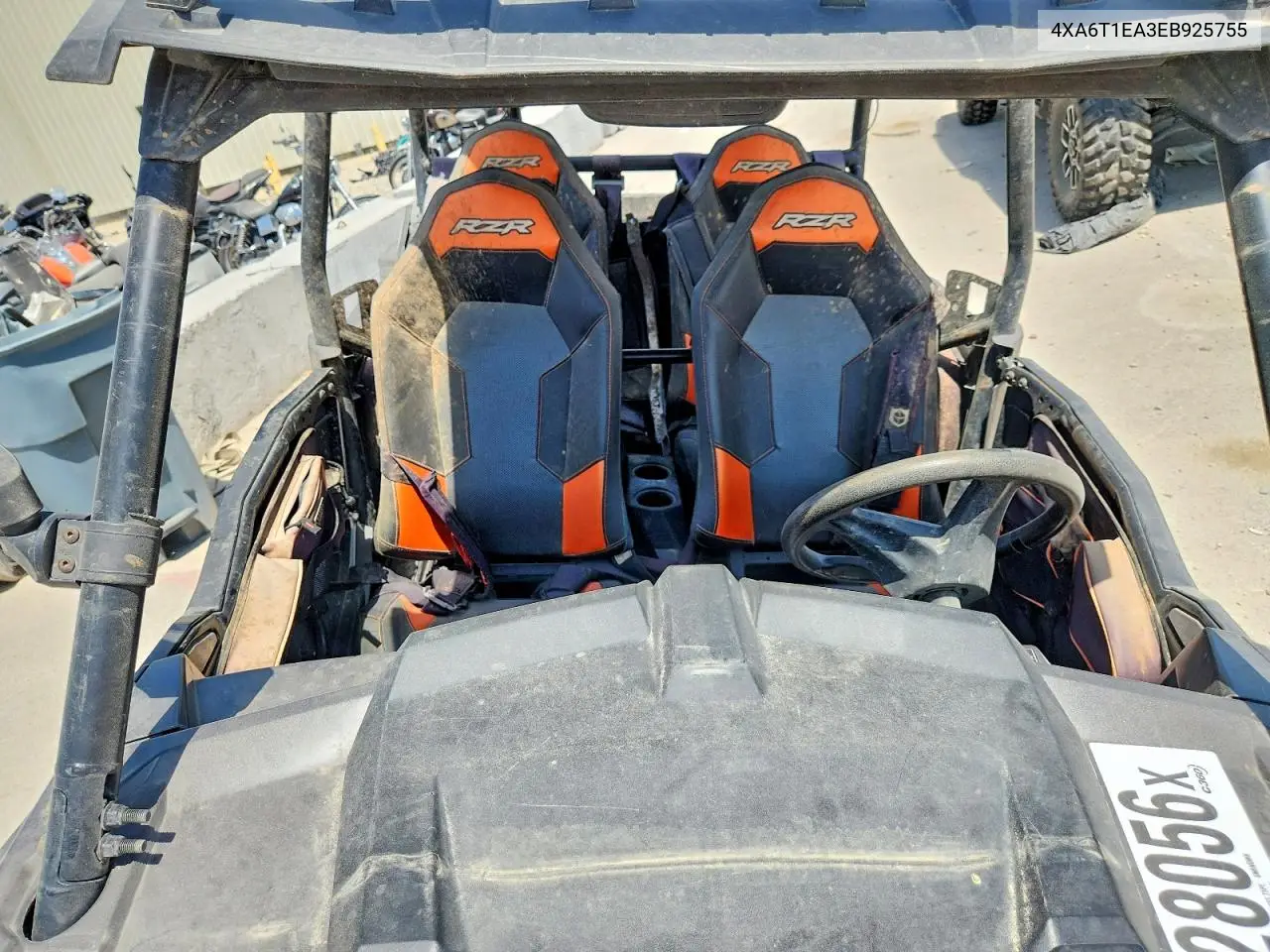 2014 Polaris Rzr 4 1000 Xp VIN: 4XA6T1EA3EB925755 Lot: 60028056