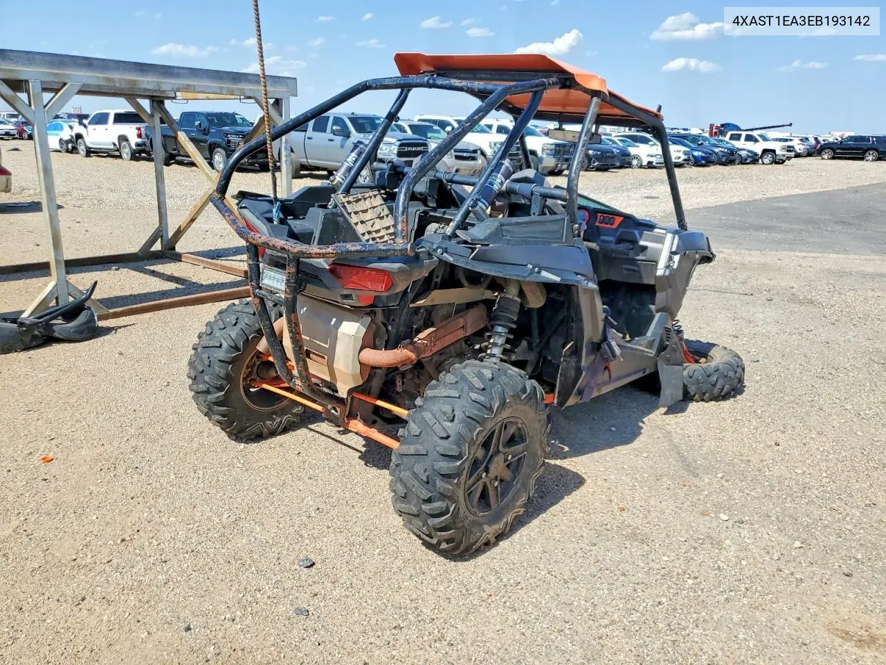 2014 Polaris Rzr Utility Vehicle VIN: 4XAST1EA3EB193142 Lot: 60152306