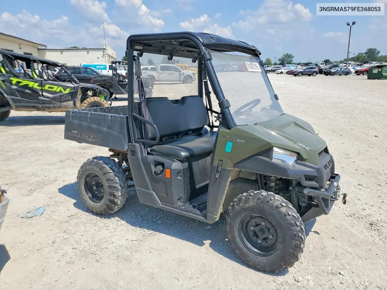 2015 Polaris Ranger 570 VIN: 3NSRMA579FE368053 Lot: 61497516