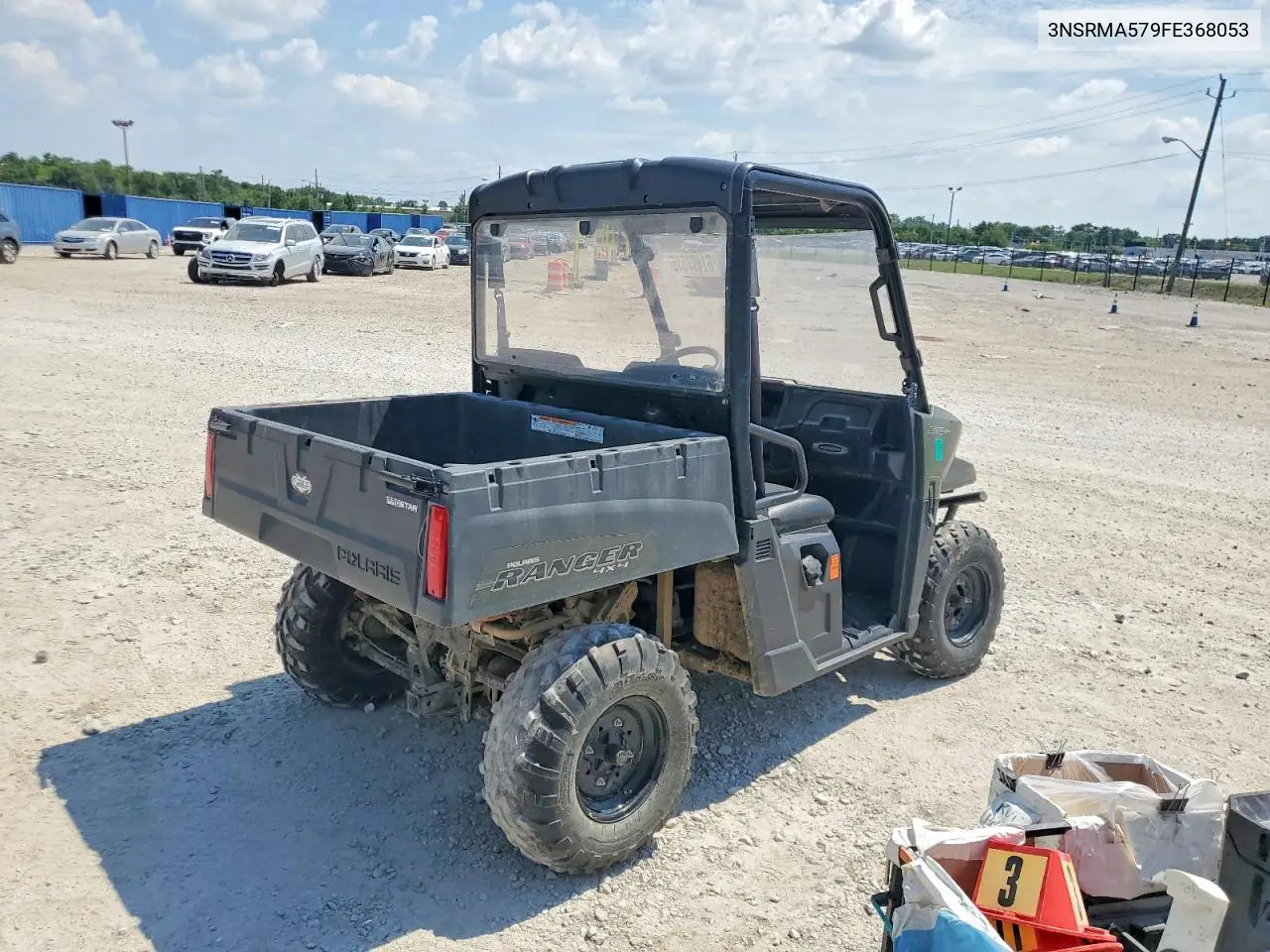 2015 Polaris Ranger 570 VIN: 3NSRMA579FE368053 Lot: 61497516