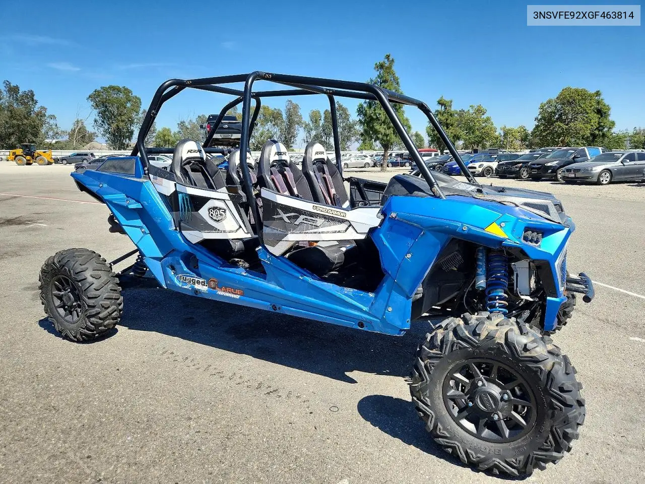 2016 Polaris Rzr Utility Vehicle VIN: 3NSVFE92XGF463814 Lot: 51203296