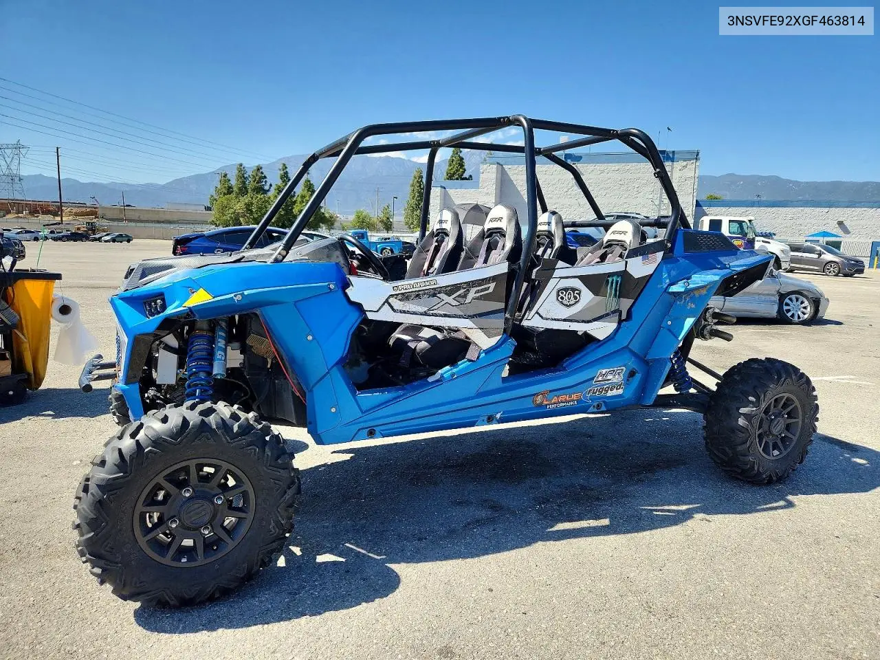 2016 Polaris Rzr Utility Vehicle VIN: 3NSVFE92XGF463814 Lot: 51203296