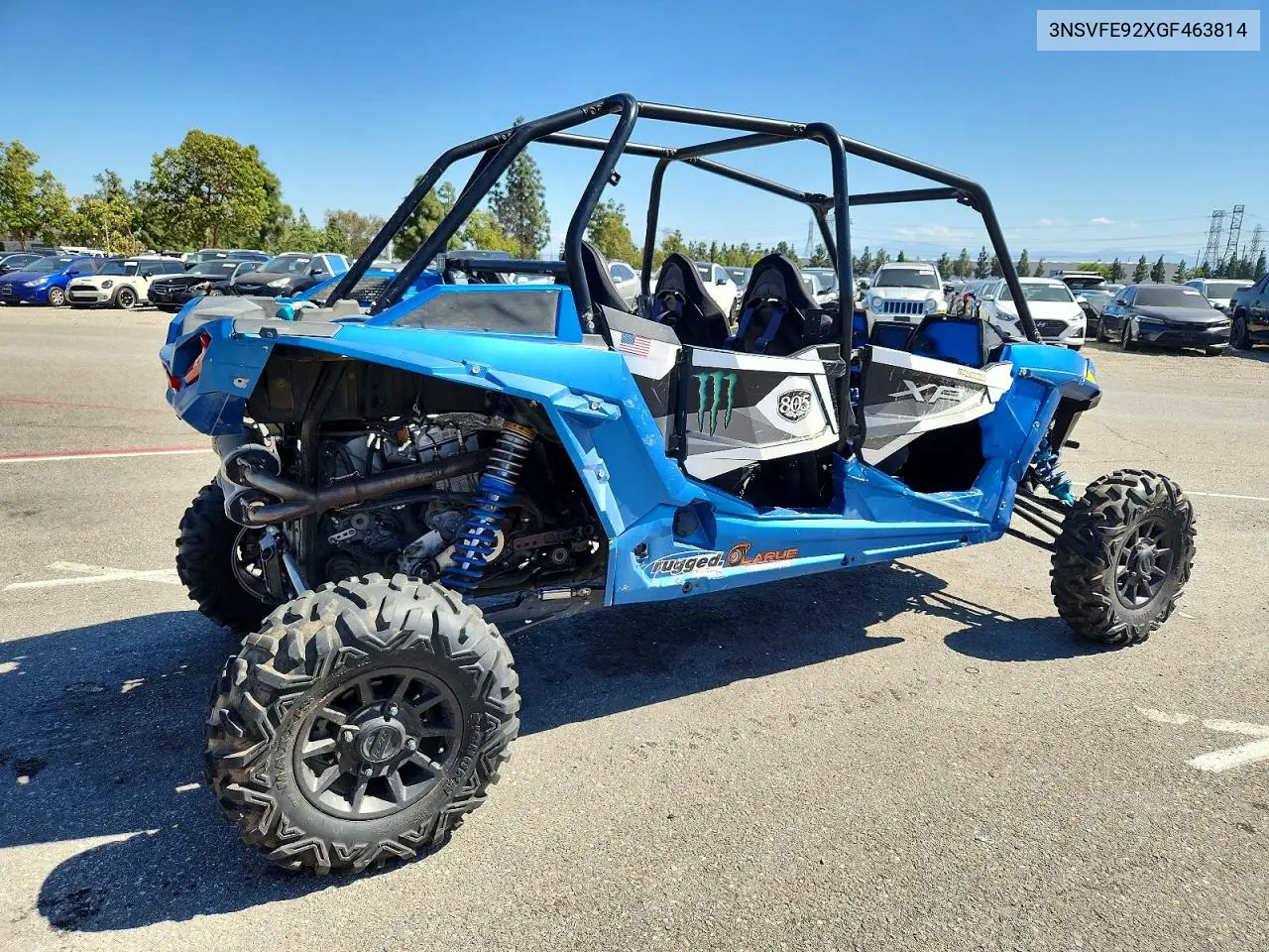 2016 Polaris Rzr Utility Vehicle VIN: 3NSVFE92XGF463814 Lot: 51203296