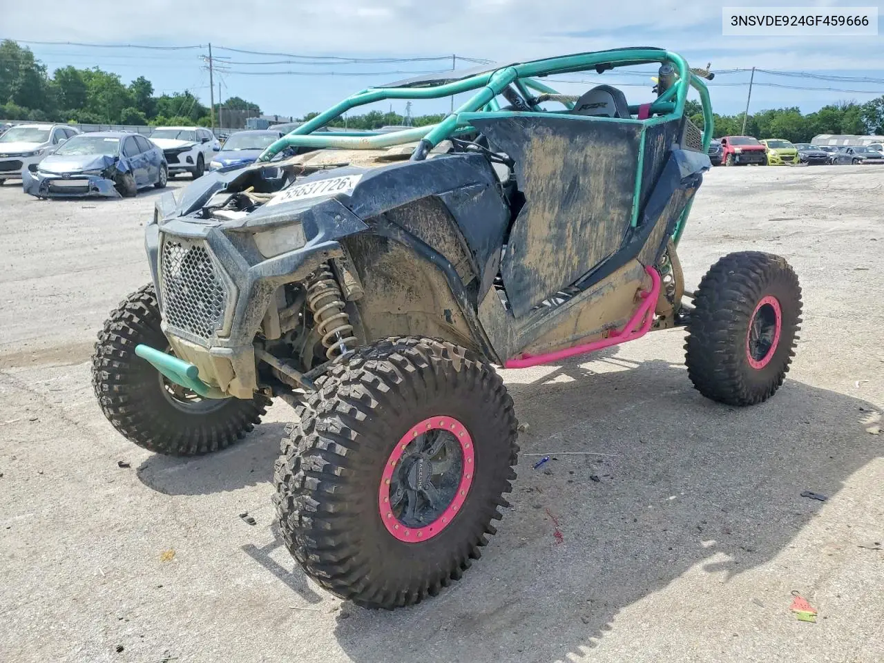 2016 Polaris Rzr Utility Vehicle VIN: 3NSVDE924GF459666 Lot: 55637726