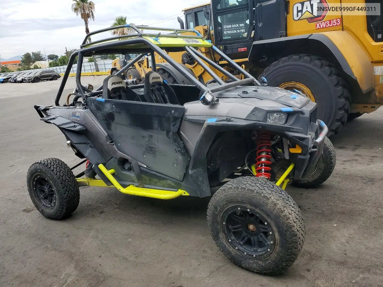 2016 Polaris Rzr Utility Vehicle VIN: 3NSVDE999GF449311 Lot: 59737806
