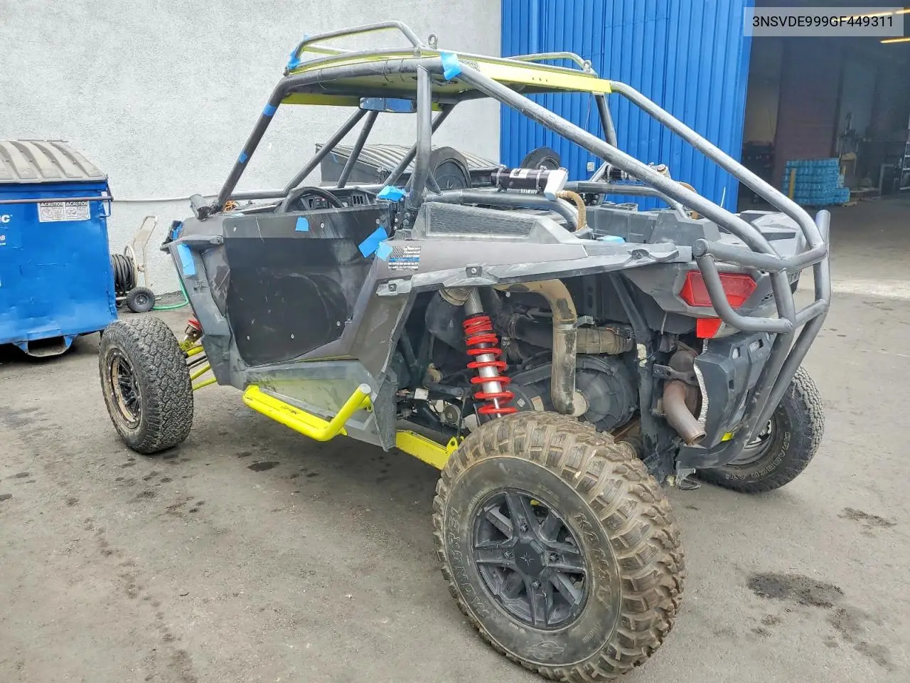 2016 Polaris Rzr Utility Vehicle VIN: 3NSVDE999GF449311 Lot: 59737806