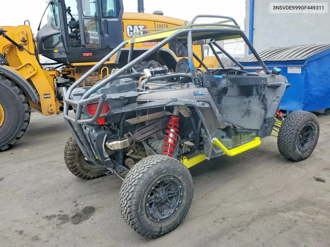 2016 Polaris Rzr Utility Vehicle VIN: 3NSVDE999GF449311 Lot: 59737806