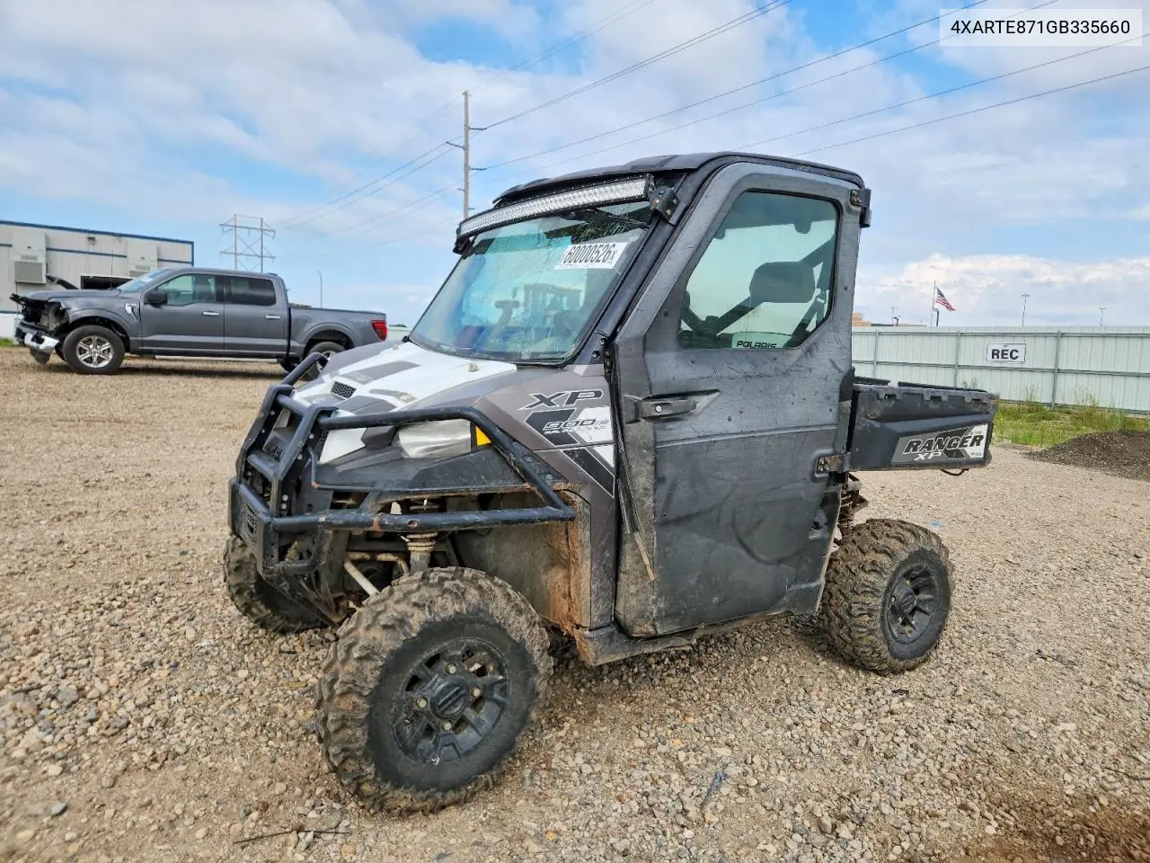 2016 Polaris Ranger Xp 1000 Utility Vehicle VIN: 4XARTE871GB335660 Lot: 60000526