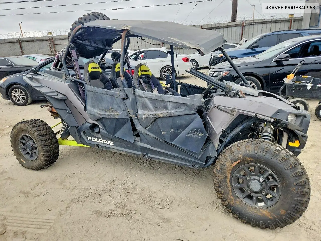 2016 Polaris Rzr Xp 4 1000 Eps VIN: 4XAVFE990GB340953 Lot: 62315726