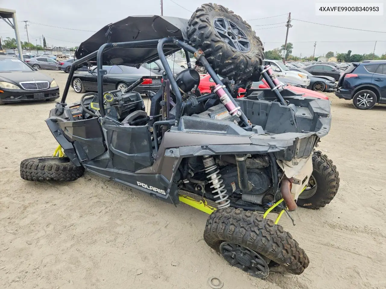2016 Polaris Rzr Xp 4 1000 Eps VIN: 4XAVFE990GB340953 Lot: 62315726