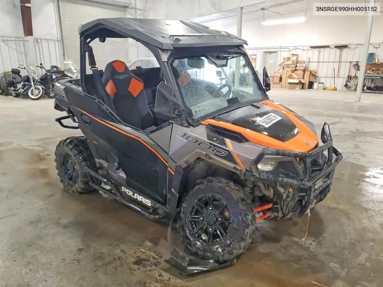 2017 Polaris General 1000 Eps Utility Vehicle VIN: 3NSRGE990HH005152 Lot: 56288276