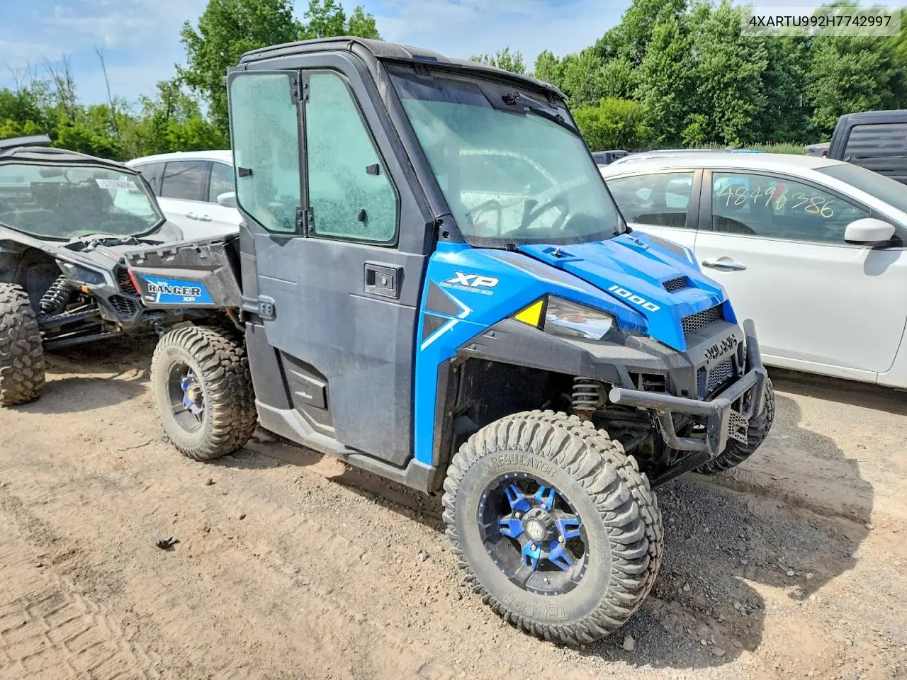 2017 Polaris Ranger 1000 Xp Utility Vehicle VIN: 4XARTU992H7742997 Lot: 59060756