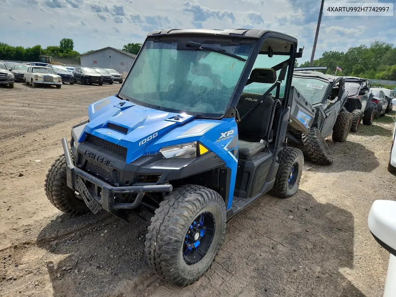 2017 Polaris Ranger 1000 Xp Utility Vehicle VIN: 4XARTU992H7742997 Lot: 59060756