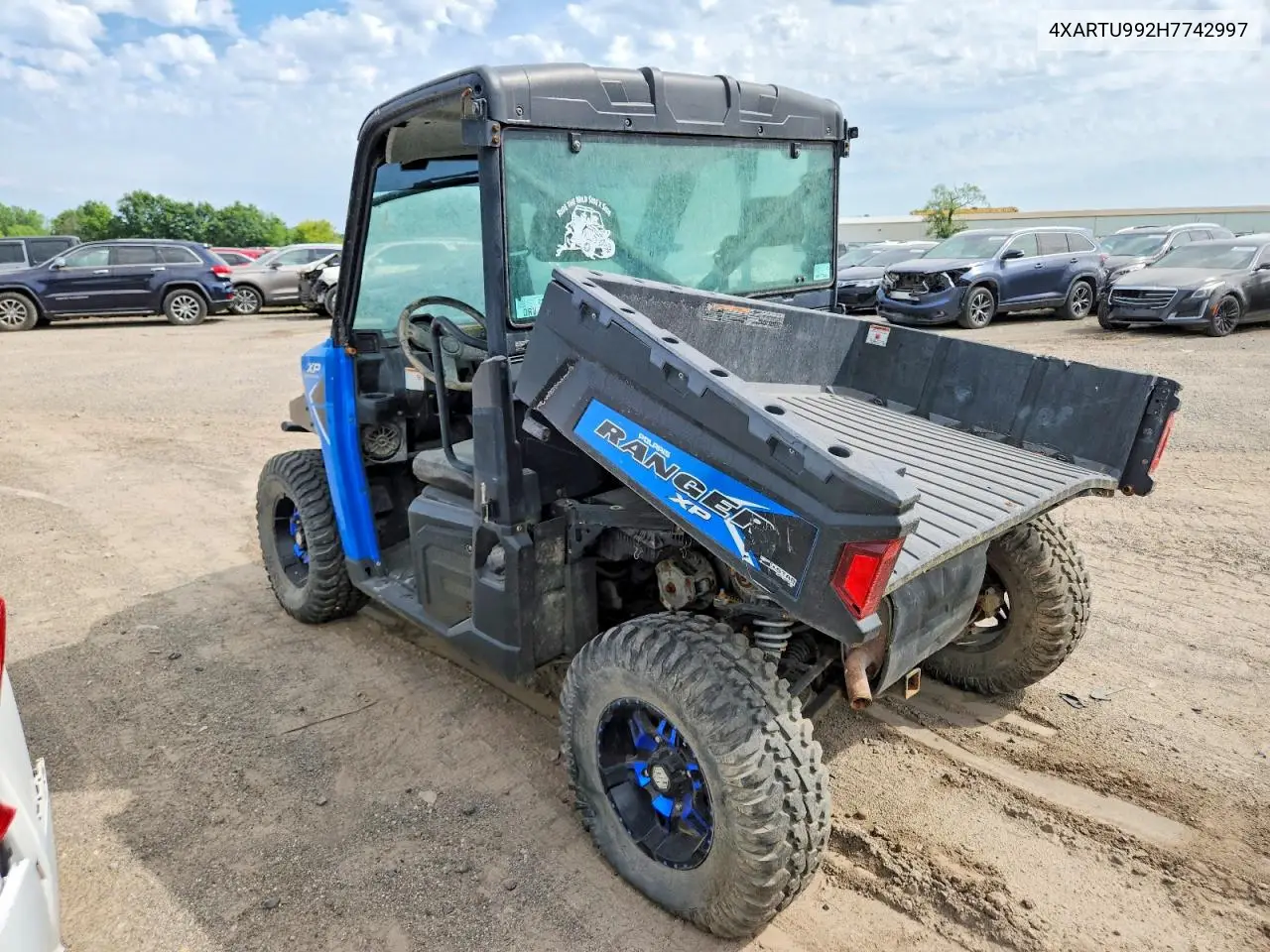 2017 Polaris Ranger 1000 Xp Utility Vehicle VIN: 4XARTU992H7742997 Lot: 59060756