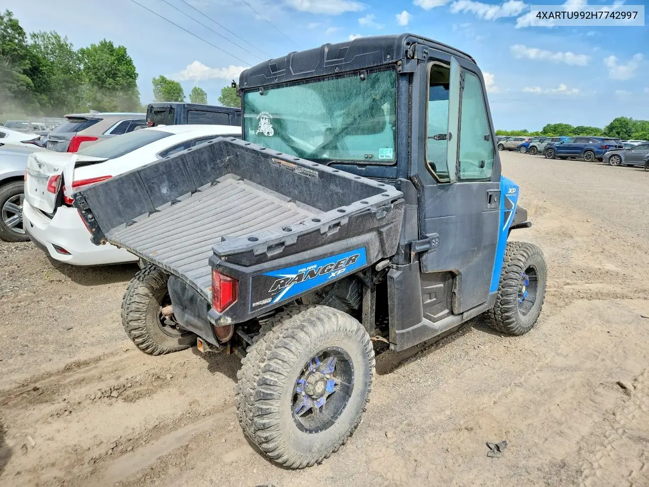2017 Polaris Ranger 1000 Xp Utility Vehicle VIN: 4XARTU992H7742997 Lot: 59060756