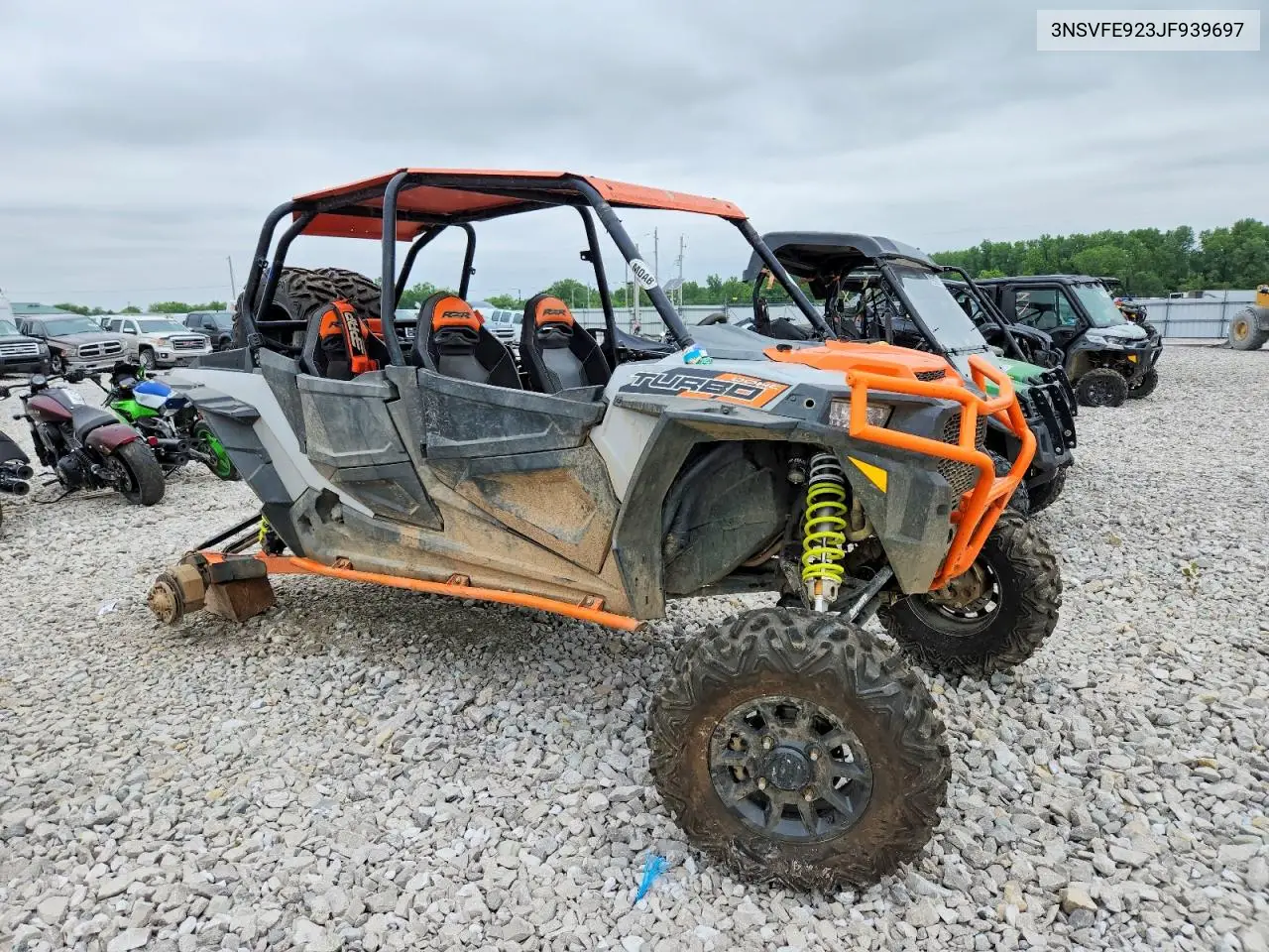 2018 Polaris Rzr Turbo Utility Vehicle VIN: 3NSVFE923JF939697 Lot: 52243126