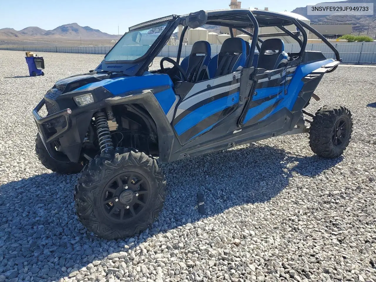 2018 Polaris Rzr Utility Vehicle VIN: 3NSVFE929JF949733 Lot: 55907286