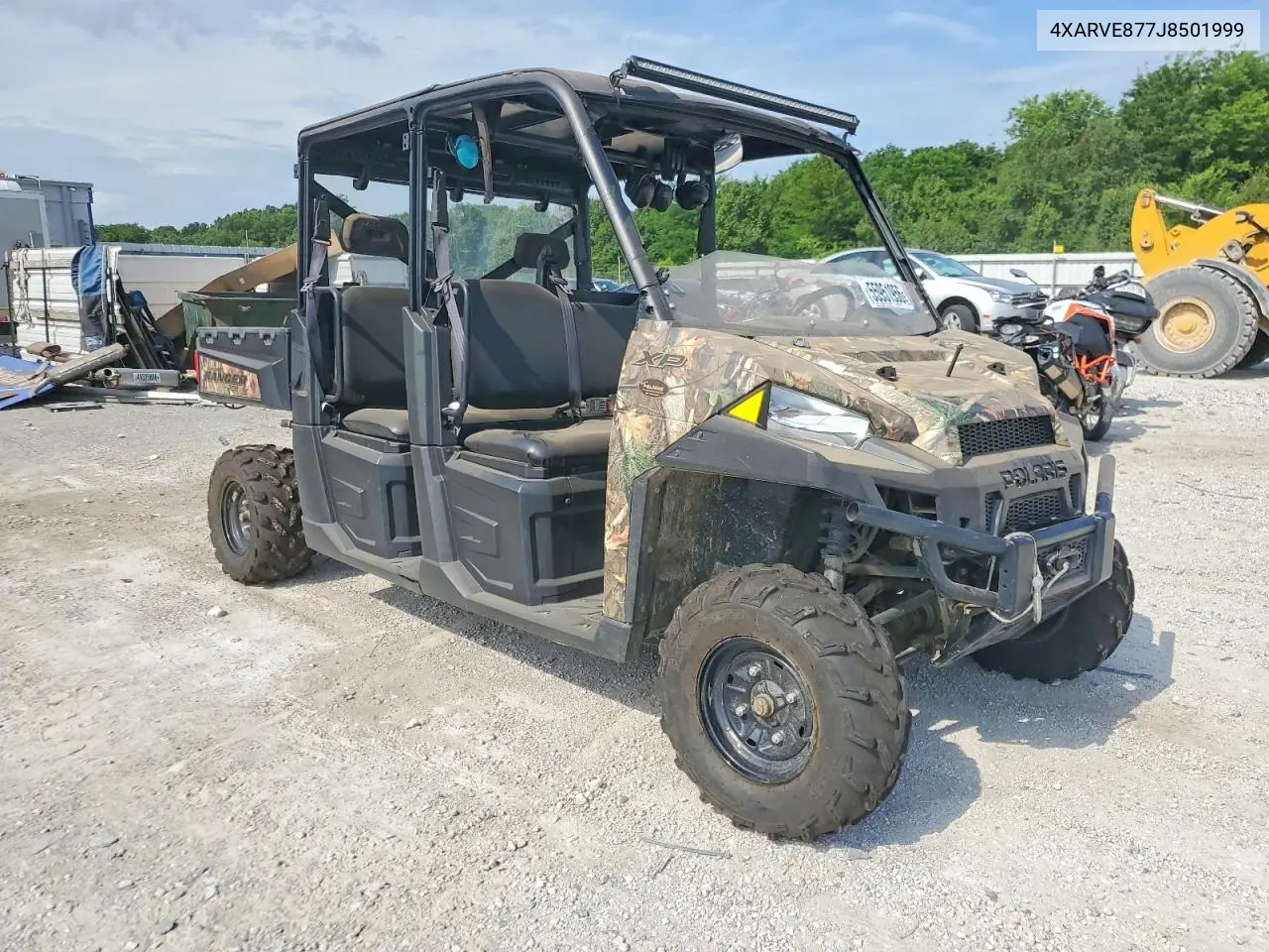 2018 Polaris Ranger Crew Xp 900 Eps VIN: 4XARVE877J8501999 Lot: 55951956