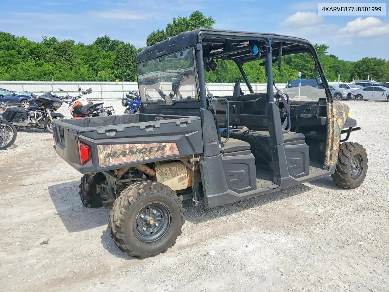 2018 Polaris Ranger Crew Xp 900 Eps VIN: 4XARVE877J8501999 Lot: 55951956