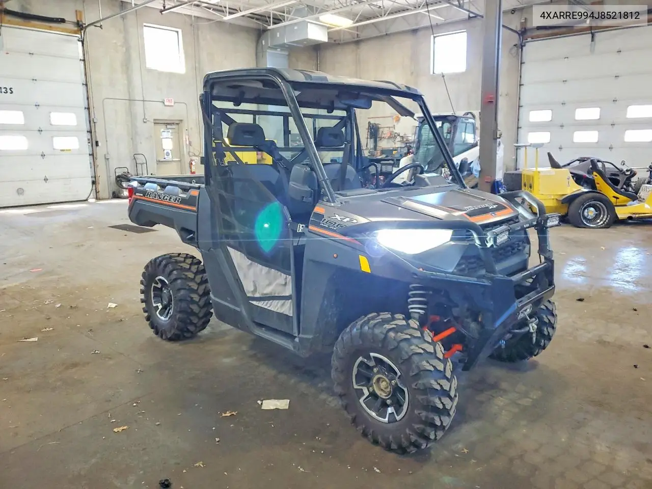 2018 Polaris Ranger Utility Vehicle VIN: 4XARRE994J8521812 Lot: 60554326