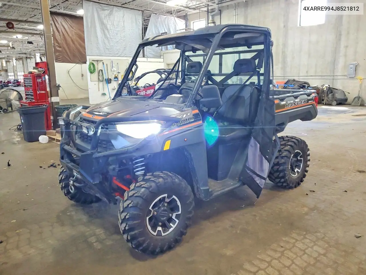 2018 Polaris Ranger Utility Vehicle VIN: 4XARRE994J8521812 Lot: 60554326