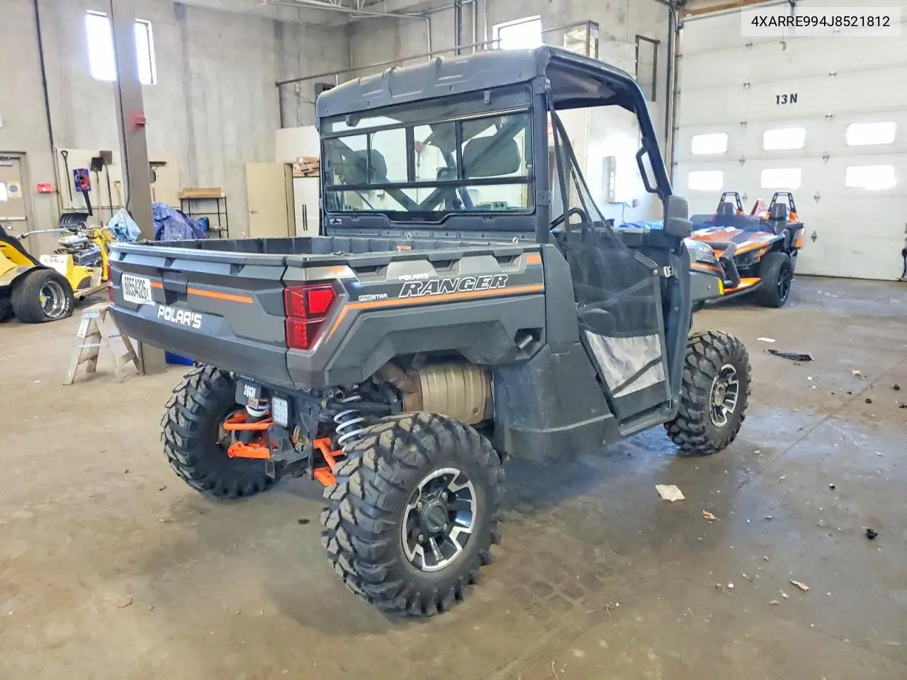 2018 Polaris Ranger Utility Vehicle VIN: 4XARRE994J8521812 Lot: 60554326