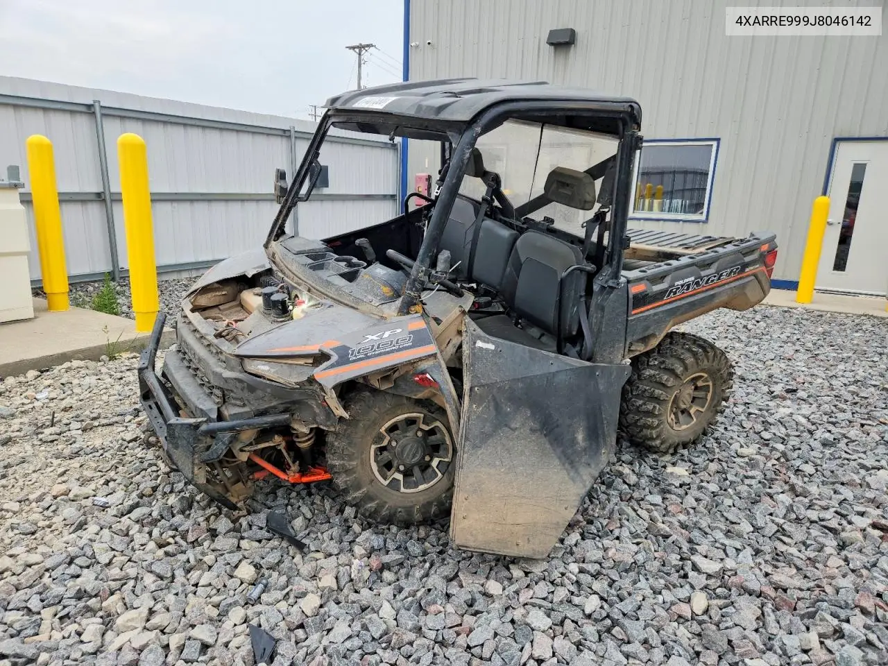 2018 Polaris Ranger Xp 1000 Eps VIN: 4XARRE999J8046142 Lot: 61401386