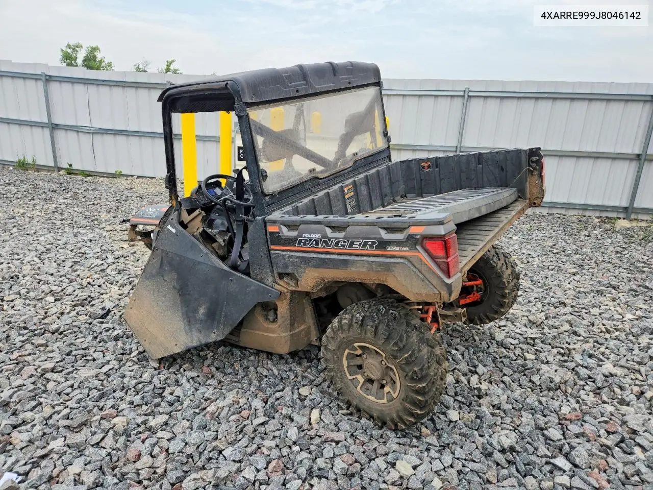 2018 Polaris Ranger Xp 1000 Eps VIN: 4XARRE999J8046142 Lot: 61401386