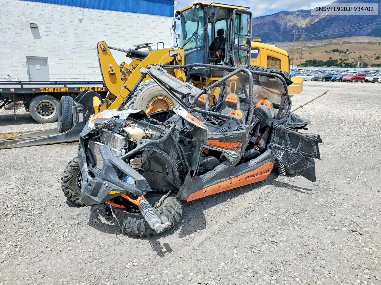 2018 Polaris Rzr Turbo Utility Vehicle VIN: 3NSVFE920JF934702 Lot: 85606685