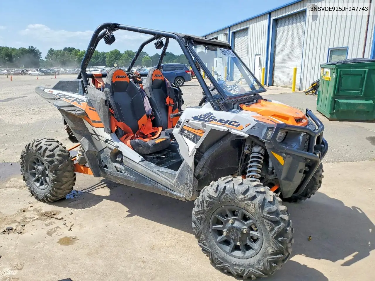 2018 Polaris Rzr Turbo Utility Vehicle VIN: 3NSVDE925JF947743 Lot: 85791735