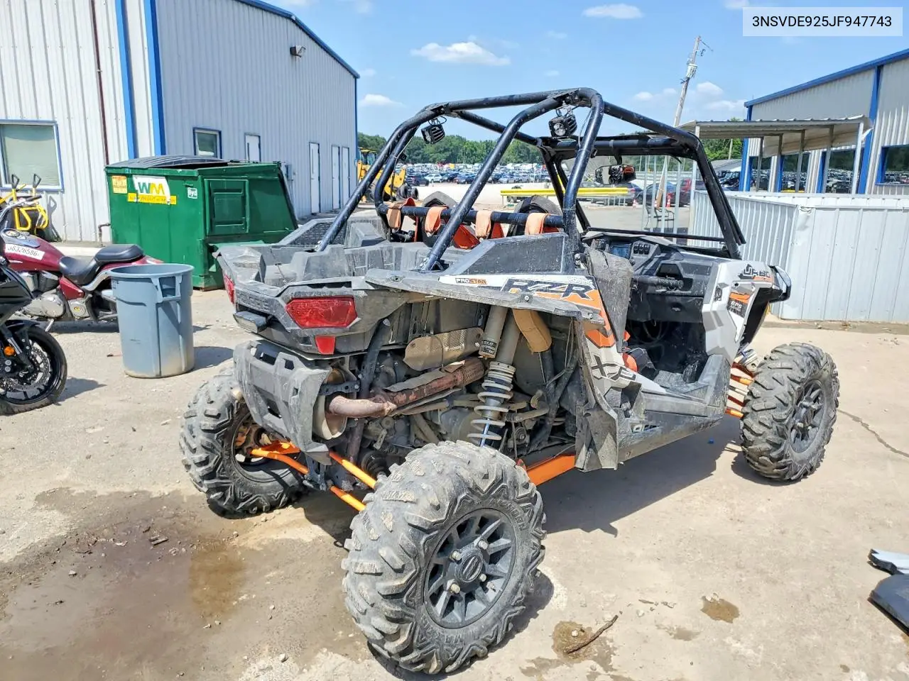 2018 Polaris Rzr Turbo Utility Vehicle VIN: 3NSVDE925JF947743 Lot: 85791735