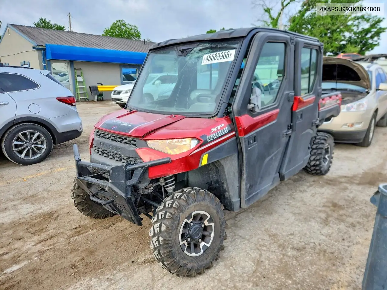 2019 Polaris Ranger Xp1000 Utility Vehicle VIN: 4XARSU993K8894808 Lot: 48689966