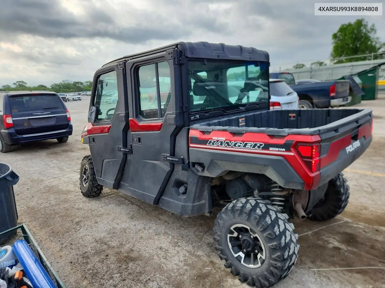 2019 Polaris Ranger Xp1000 Utility Vehicle VIN: 4XARSU993K8894808 Lot: 48689966