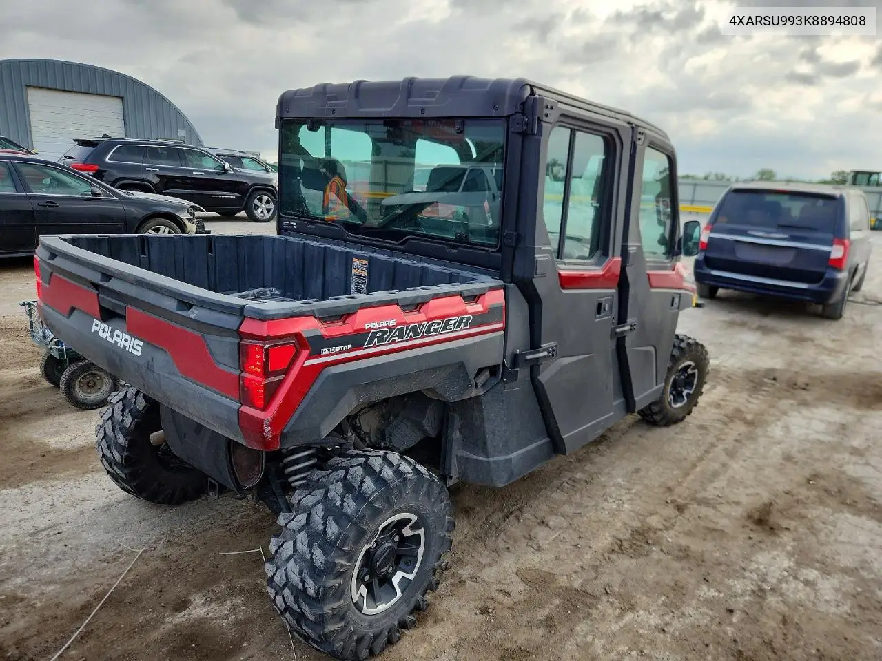 2019 Polaris Ranger Xp1000 Utility Vehicle VIN: 4XARSU993K8894808 Lot: 48689966