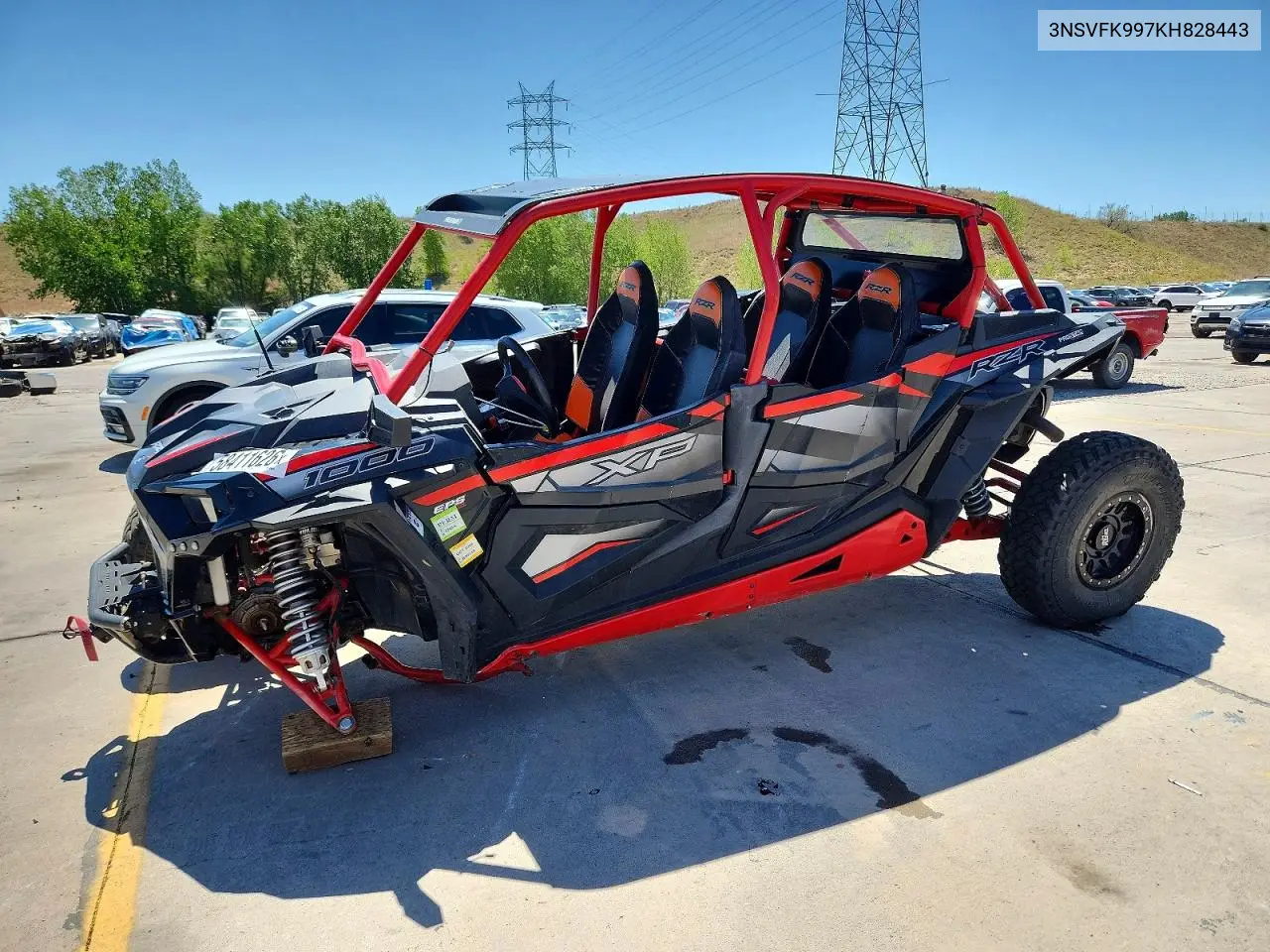 2019 Polaris Rzr Utility Vehicle VIN: 3NSVFK997KH828443 Lot: 58411626