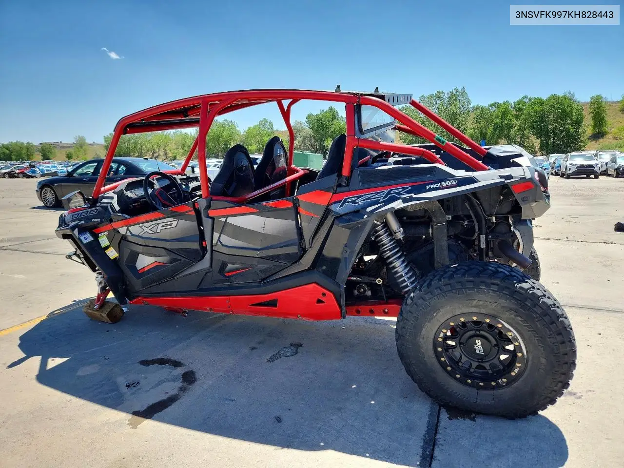 2019 Polaris Rzr Utility Vehicle VIN: 3NSVFK997KH828443 Lot: 58411626