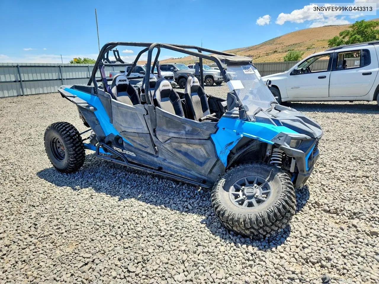 2019 Polaris Rzr Utility Vehicle VIN: 3NSVFE999KG443313 Lot: 59894686